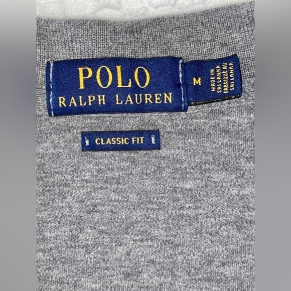 Women’s sleeveless cut off gray Ralph Lauren Polo crop top‎ size large - Picture 8 of 10